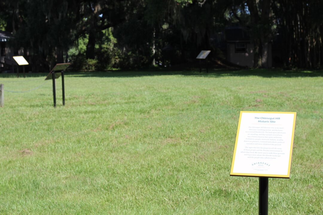 Chinsegut Hill Front field With Signage