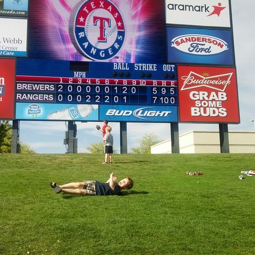 Kids at Surprise Stadium