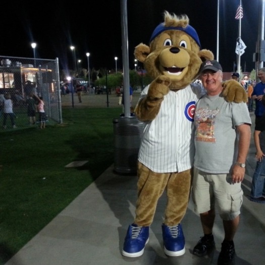 Mascot at Sloan Park