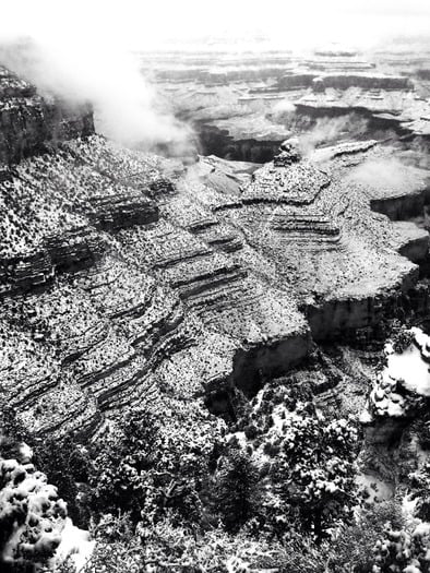 Black & White Grand Canyon National Park