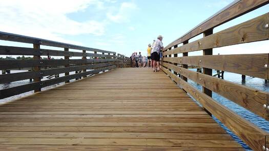 Bayport Pier Floor People