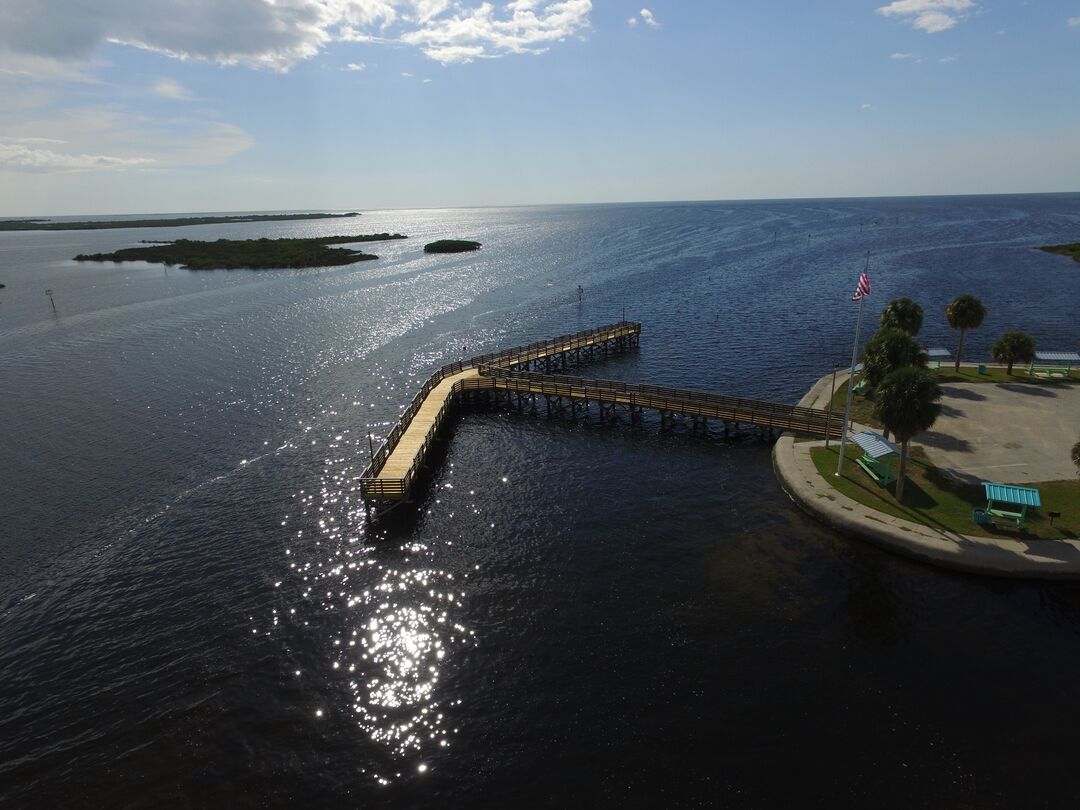 New Bay Port Pier Ariel Views