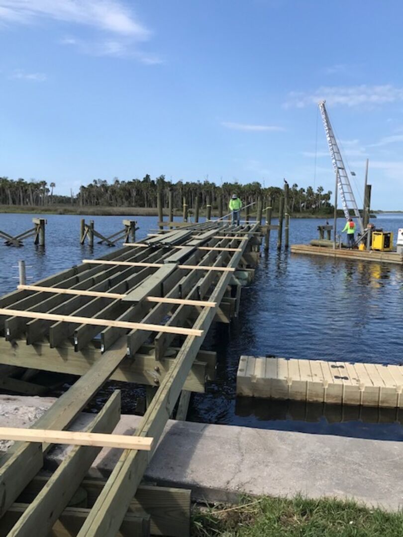 Bay Port Construction New pier