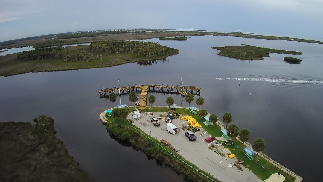 New Bay Port Pier Ariel Views