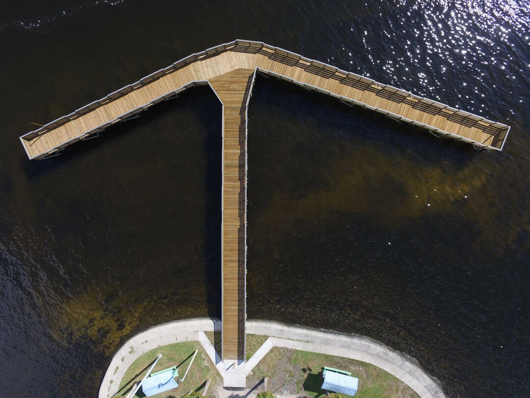 New Bay Port Pier Ariel Views