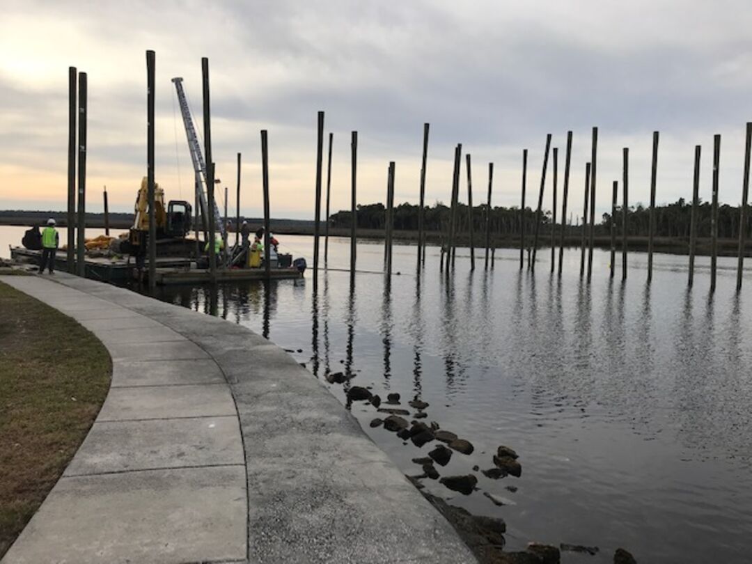 Bay Port Construction New pier