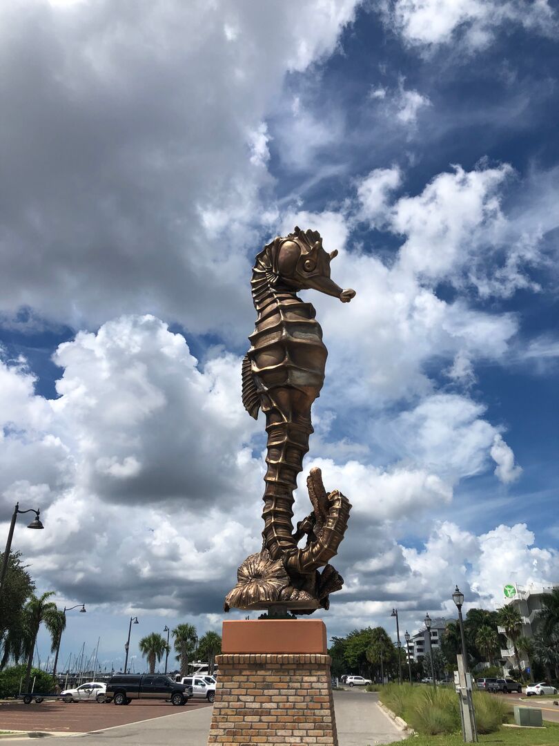 Palmetto Seahorse Statue