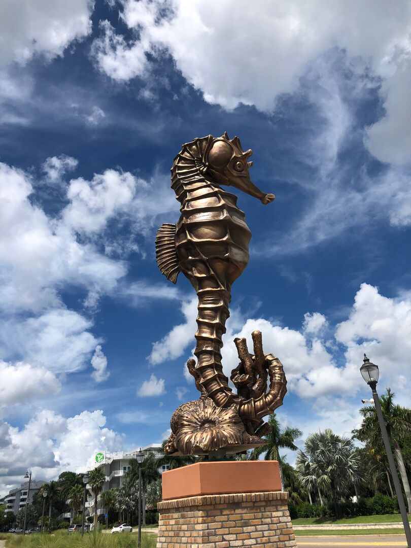 Palmetto Seahorse Statue