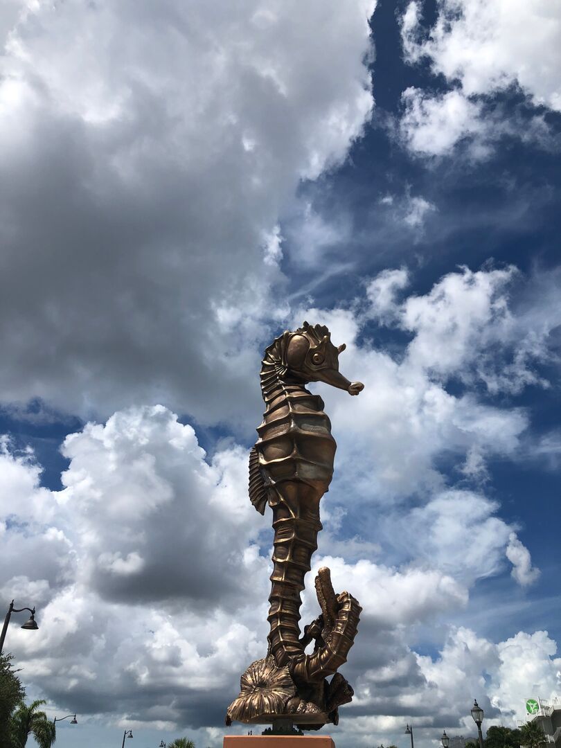 Palmetto Seahorse Statue