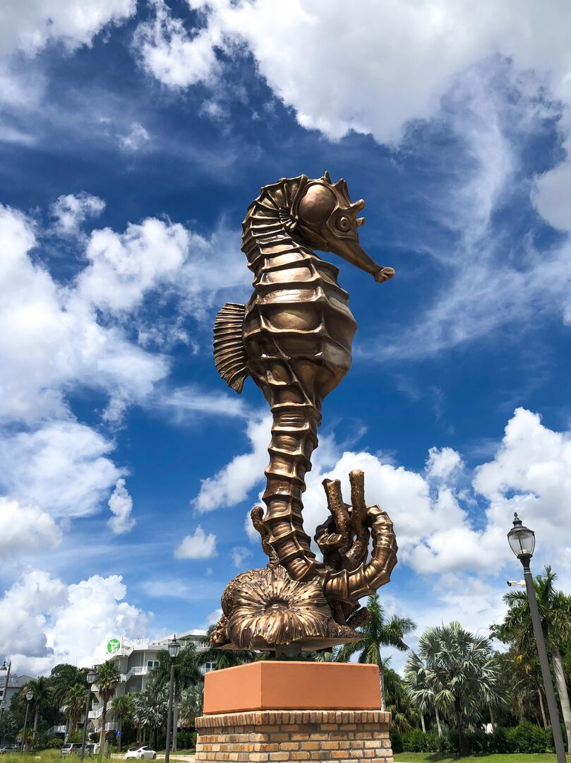 Palmetto Seahorse Statue