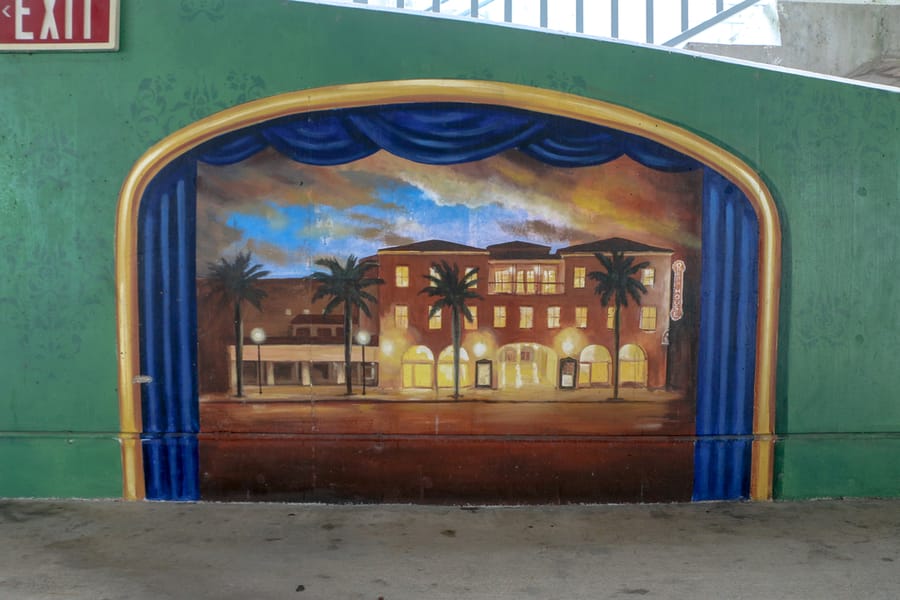 Palm Ave Garage Mural