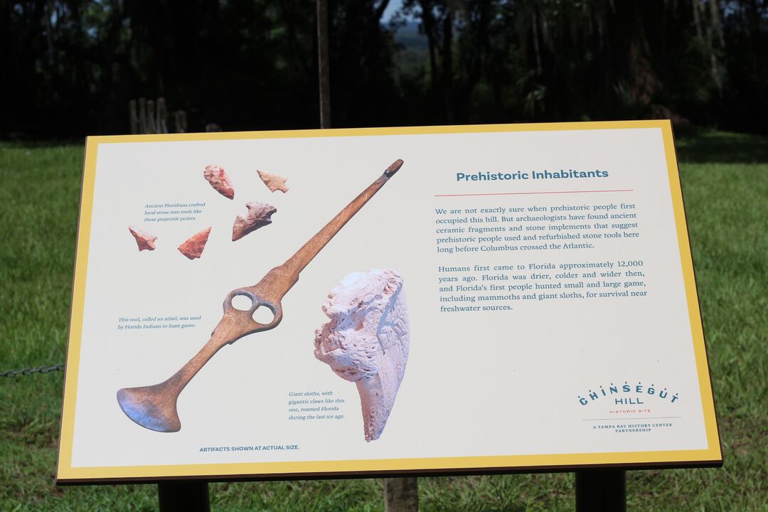 Chinsegut Hill Historic Site Dinosaur Sign