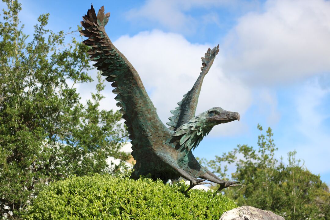 Eagle Sculpture at GlenLakes, Spring Hill, FL