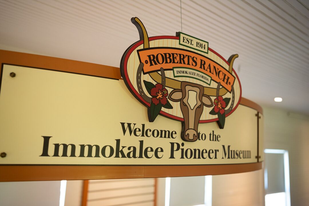 Immokalee Pioneer Museum-Welcome Sign-2251