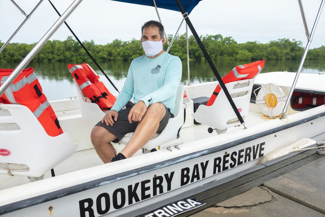 Rookery Bay-Staff In Boat-0001