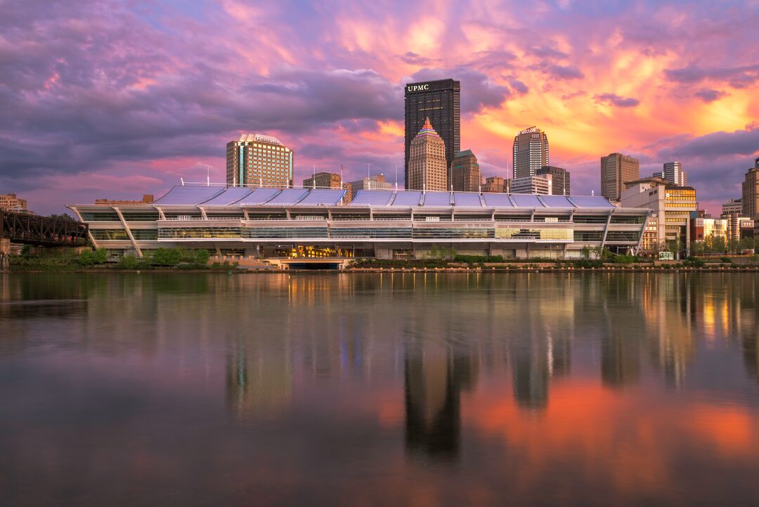 David L Lawrence Convention Center Dusk credit JP Diroll