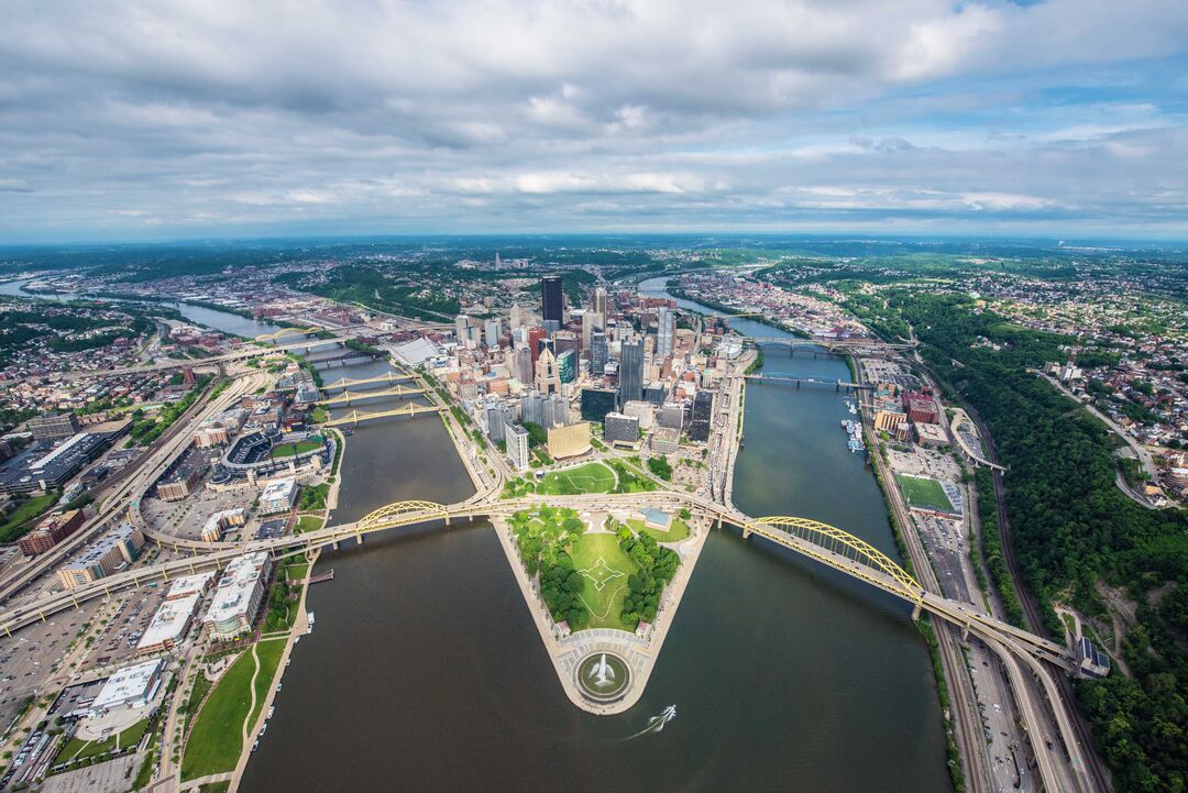 Aerial Shots of Pgh credit Dave DiCello