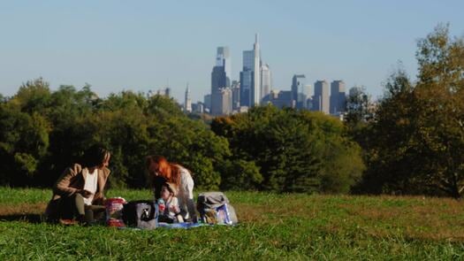 Belmont Plateau picnic