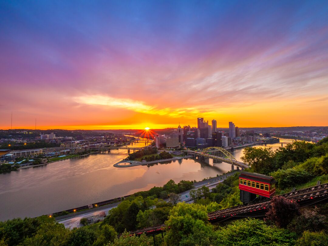 Duquesne Incline at Dusk__credit Dustin McGrew