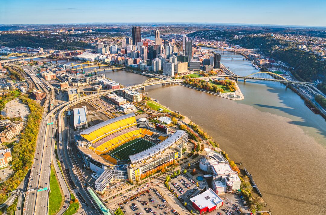 Heinz Field Aerial Wide Shot_credit Dustin McGrew