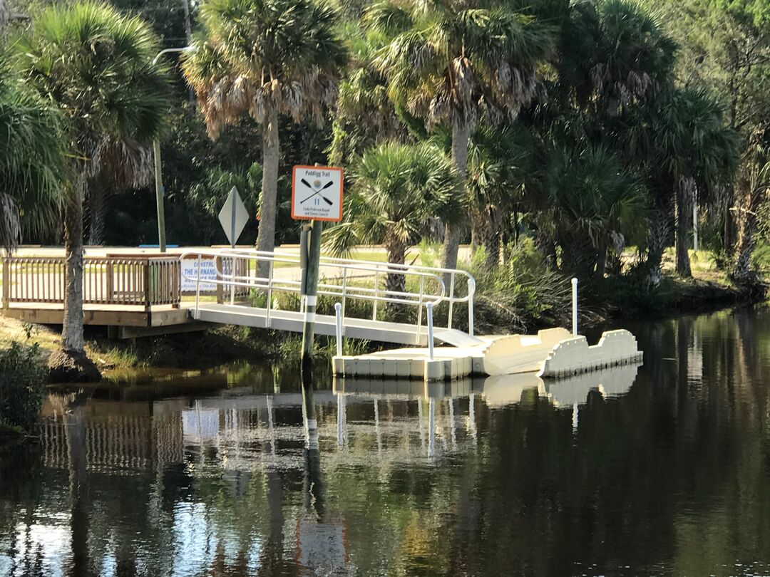 Kayak launch at Linda Pederson Park