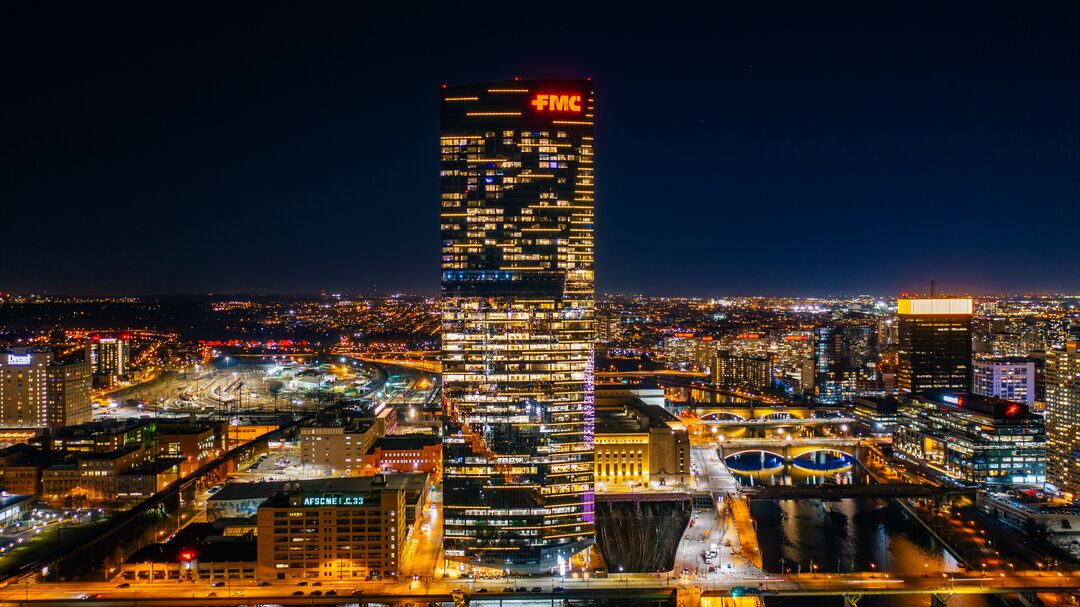 Philadelphia Orange Skyline Covid Vaccine