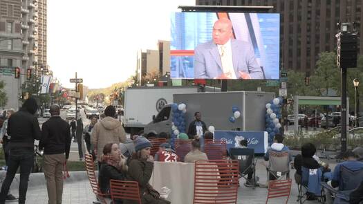 Sixers Playoff Watch Party at Love Park