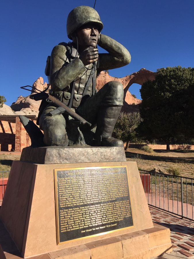 Navajo Code Talkers, Window Rock_Credit Arizona Office of Tourism