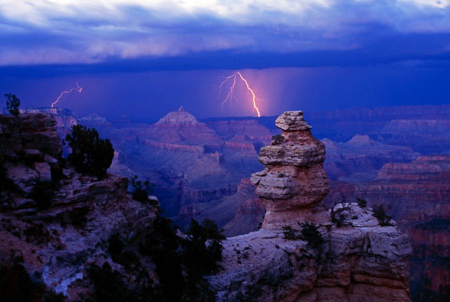 Lightning, Grand Canyon National Park_credit Xanterra Travel Collection