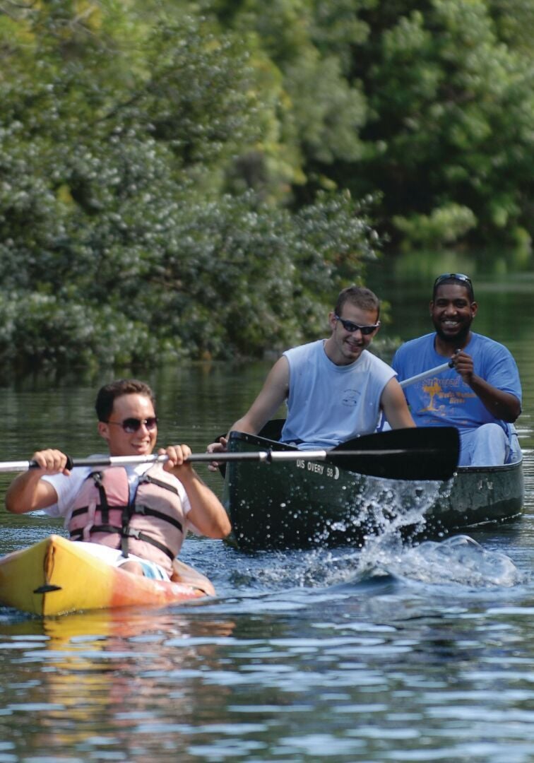 Paddlers on Withlacoochee