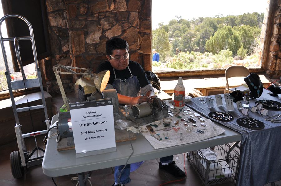 Desert View Zuni Jeweler, Grand Canyon National Park_credit National Park Service