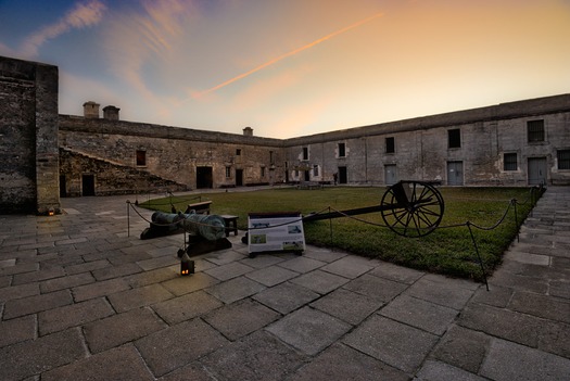 Castillo Parade Ground at Sunset