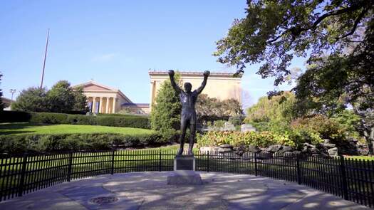 Rocky Statue