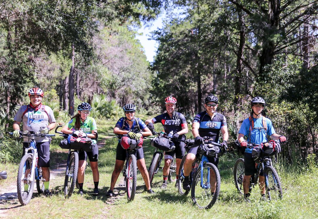 mountain bike group