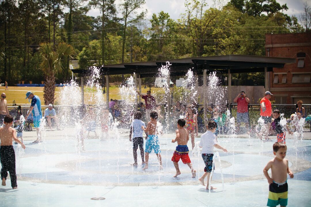 cascades park fountain