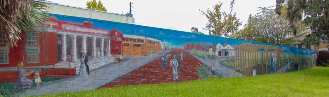 womens club mural