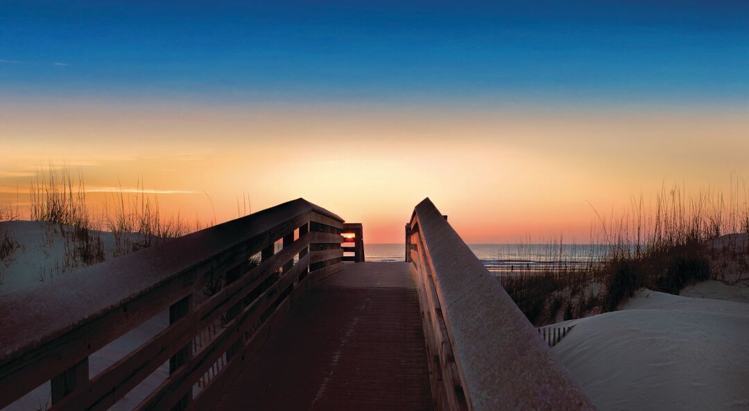 Beach Walkway Sunrise 2