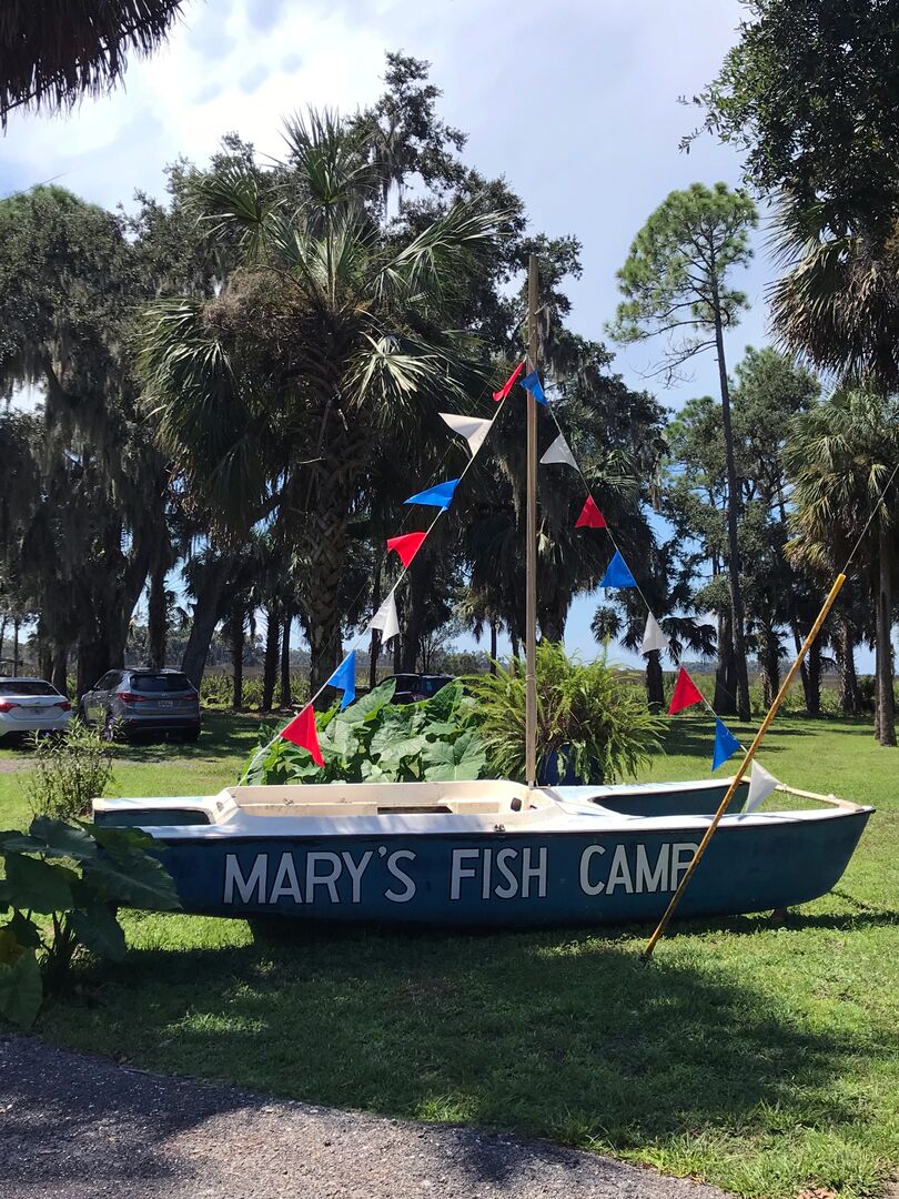 Mary's Fish Camp Entrance