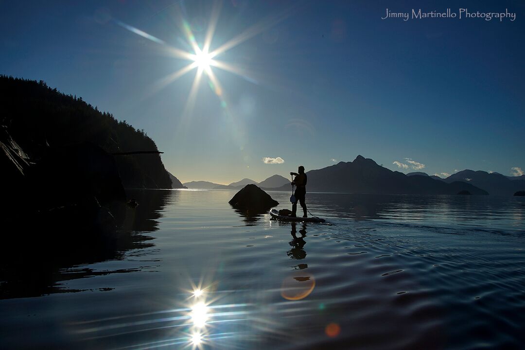 SUP Winters day on Howe Sound