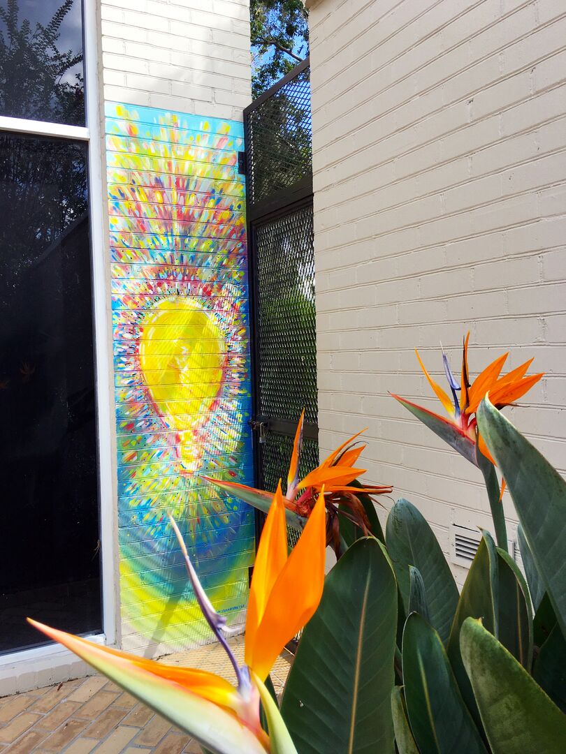 Brooksville Library Light Mural