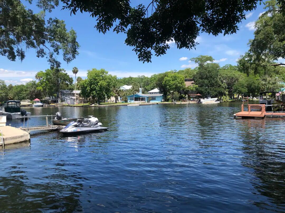 View from the dock of VHR