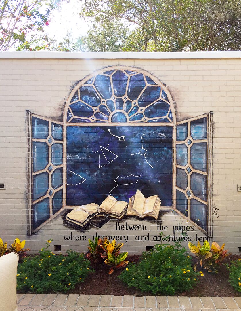 Brooksville Winow Mural tall