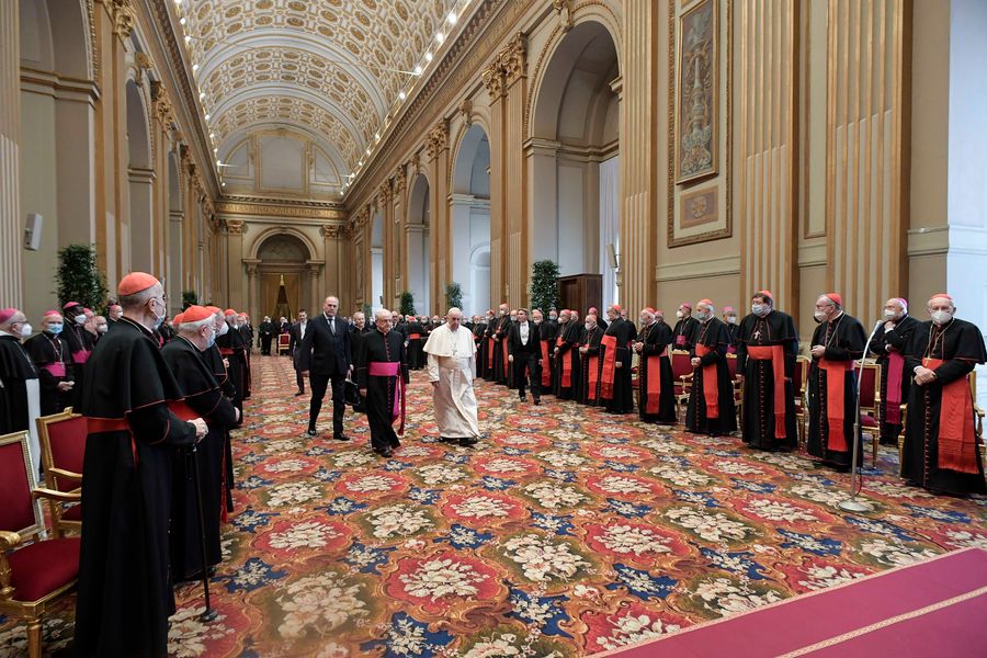 VATICAN-POPE-CURIAPOPE CHRISTMAS GREETINGS CURIA