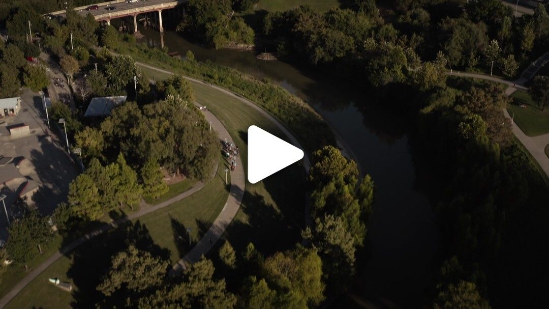 Buffalo Bayou Park Skyline Aerial 4