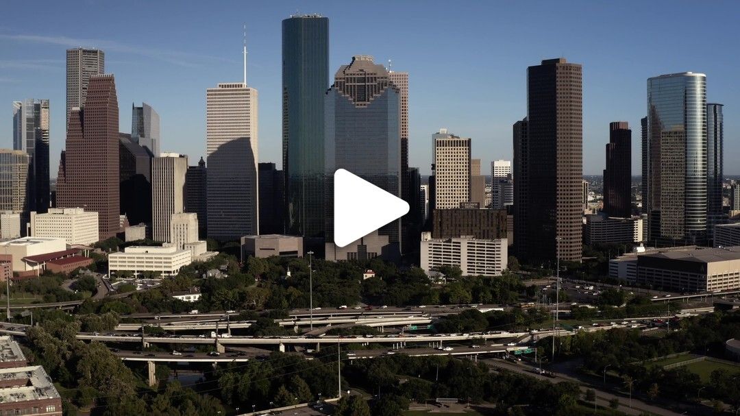 Downtown Houston Skyline Aerial 10