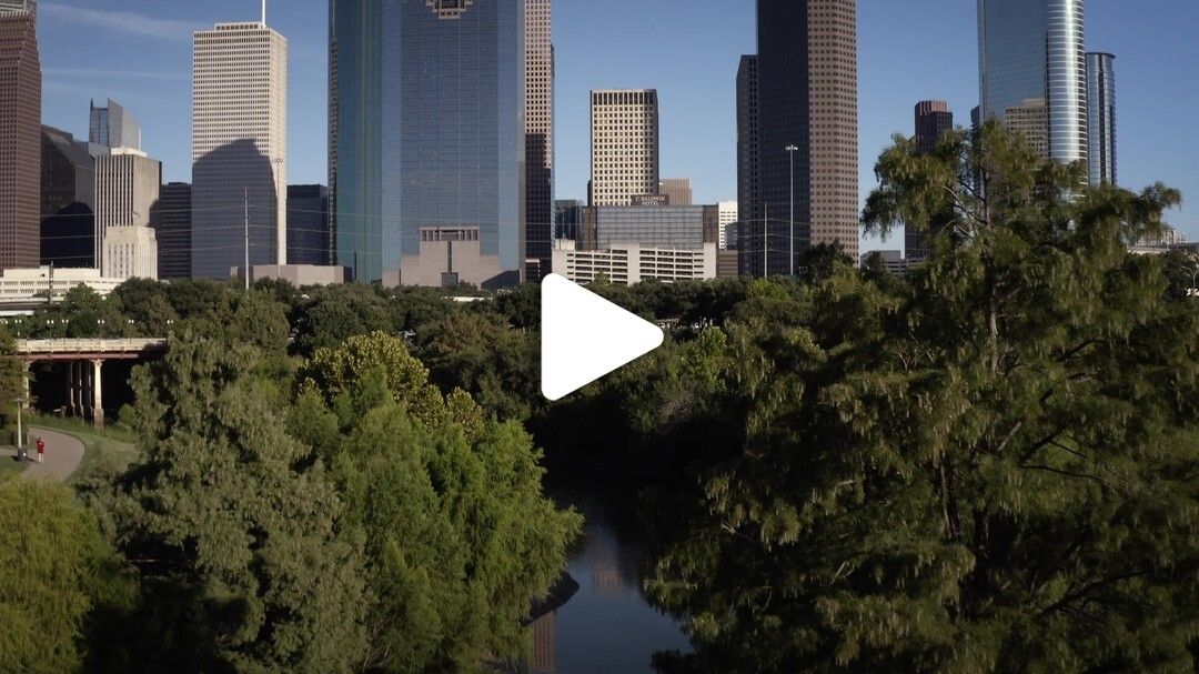 Buffalo Bayou Park Skyline Aerial 3