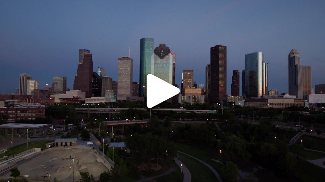 Buffalo Bayou Park Skyline Aerial 8