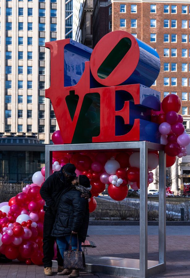 Valentine's Day at Love Park