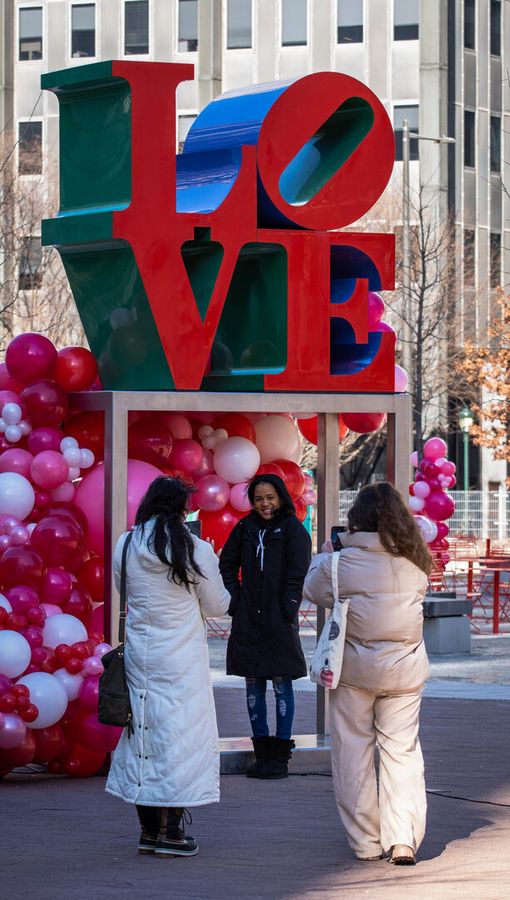 Valentine's Day at Love Park