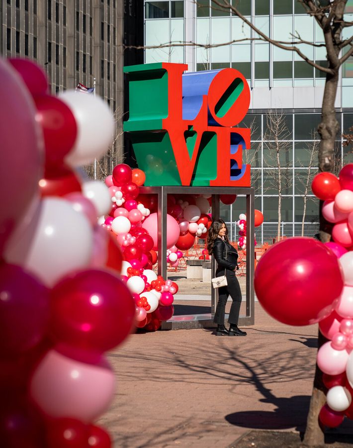 Valentine's Day at Love Park